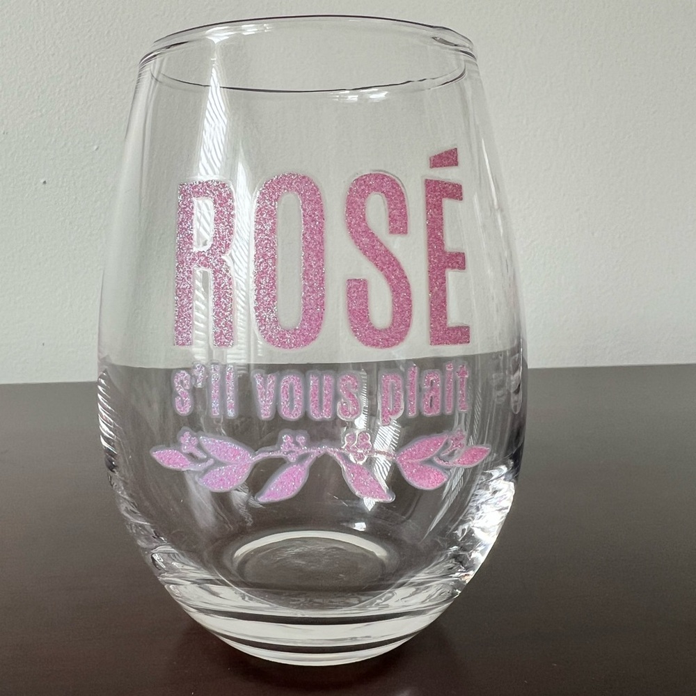 Rosé S'il Vous Plaît Wine Glass
